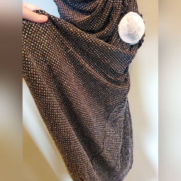 For love and lemons Margaux Glitter Maxi Dress M - Picture 2 of 8